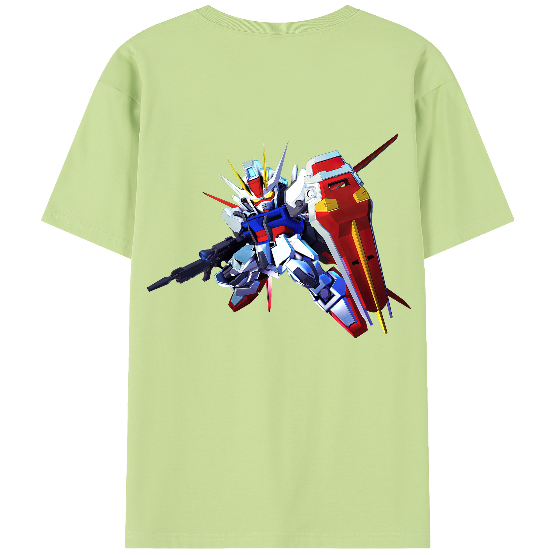 （画像用） 機動戦士ガンダム Mobile Suit Gundam 綿100％半袖Tシャツ（背面プリント）
